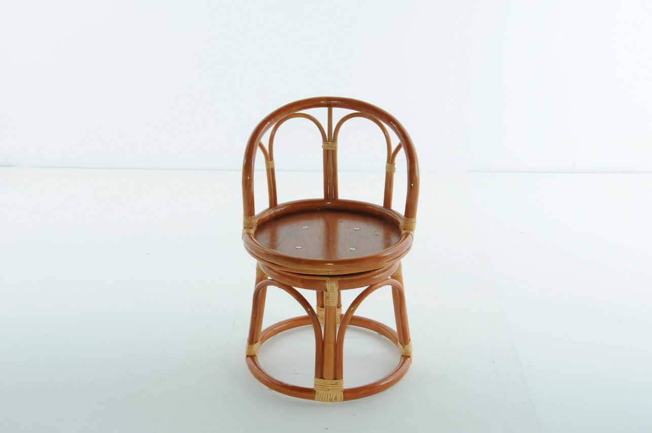 Табурет со спинкой 66х43 см коньяк Calamus Rotan VINOTTI  00-3885356 Коричневый  - Вид №3