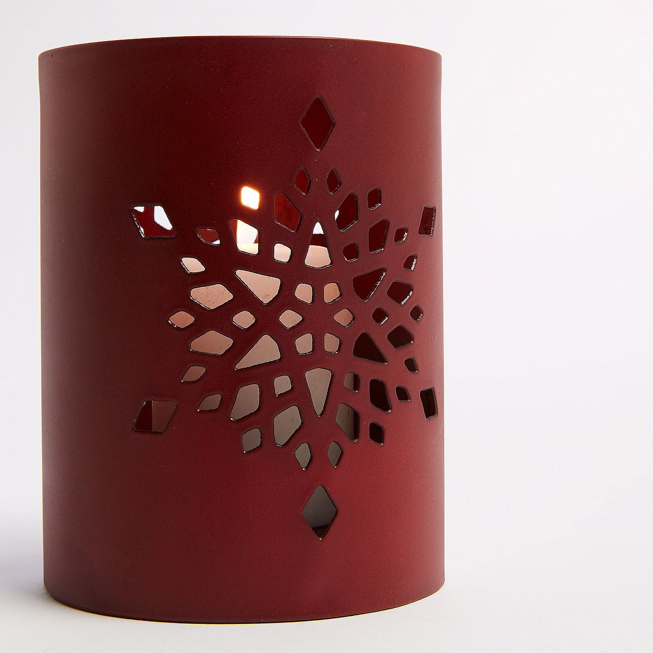 Подсвечник металлический красный Choppy от La Forma LA FORMA  342978 Красный  - Вид №1