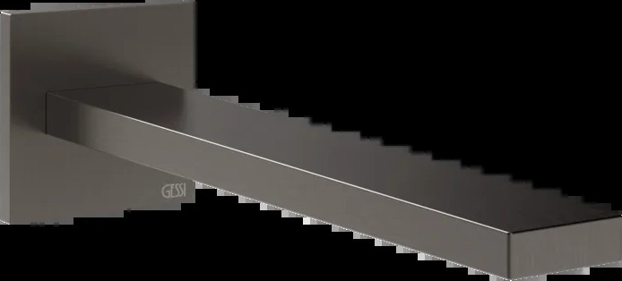 Носик для умывальника 73104 707 Gessi Inverso ЧЕРНЫЙ МЕТАЛЛ BR. PVD