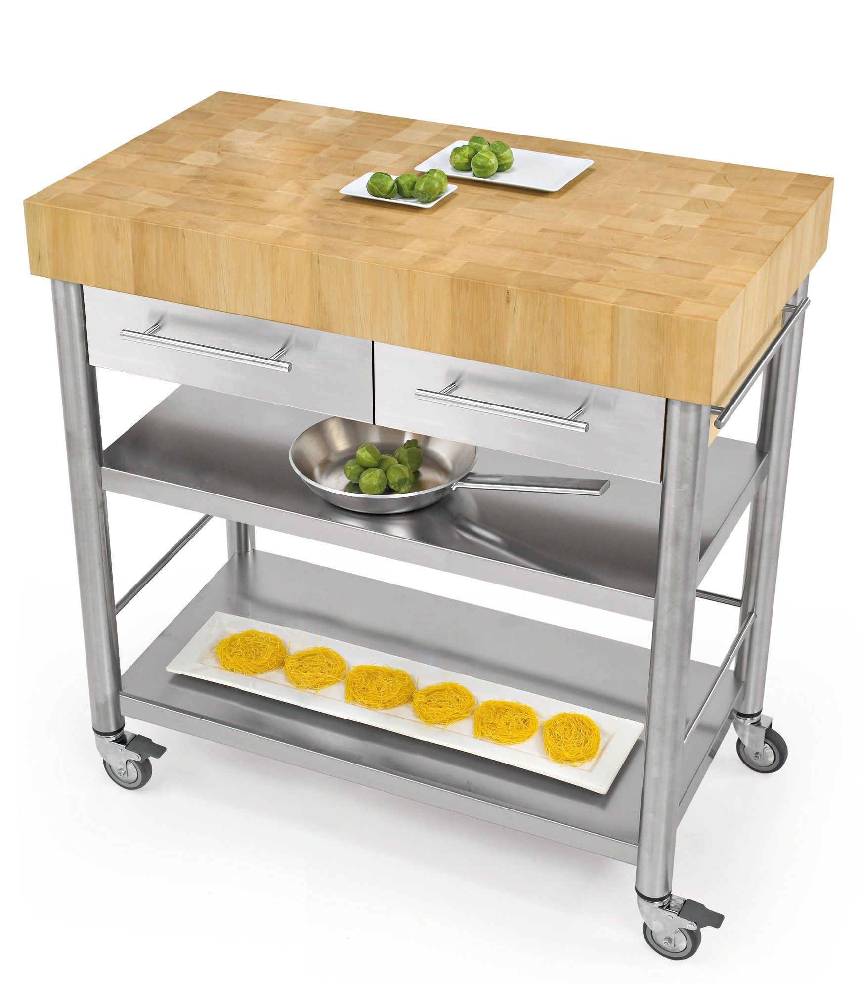 Отдельно стоящий кухонный модуль из нержавеющей стали и дерева JOKODOMUS Auxilium ARCH-00069376 - Вид №1