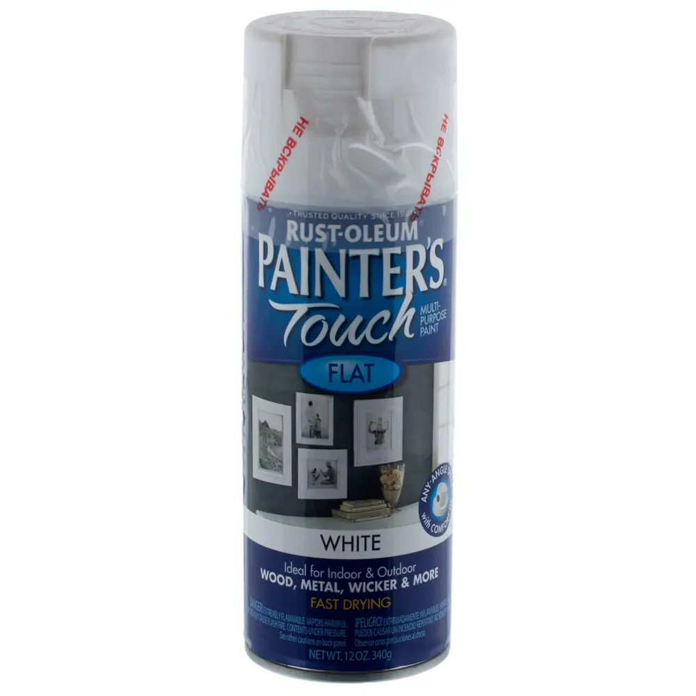 Краска аэрозольная Paint Touch матовая цвет белый 340 г 13366327 STLM-2149773 RUST-OLEUM  - Вид №1