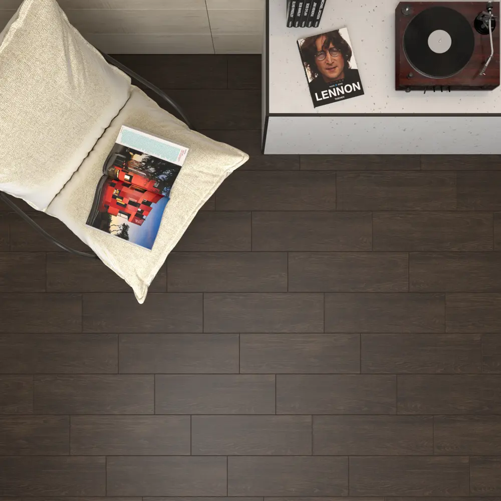 Керамогранит Grasaro Parquet 20x60 см 1.08 м² цвет венге STLM-2010775 - Вид №3