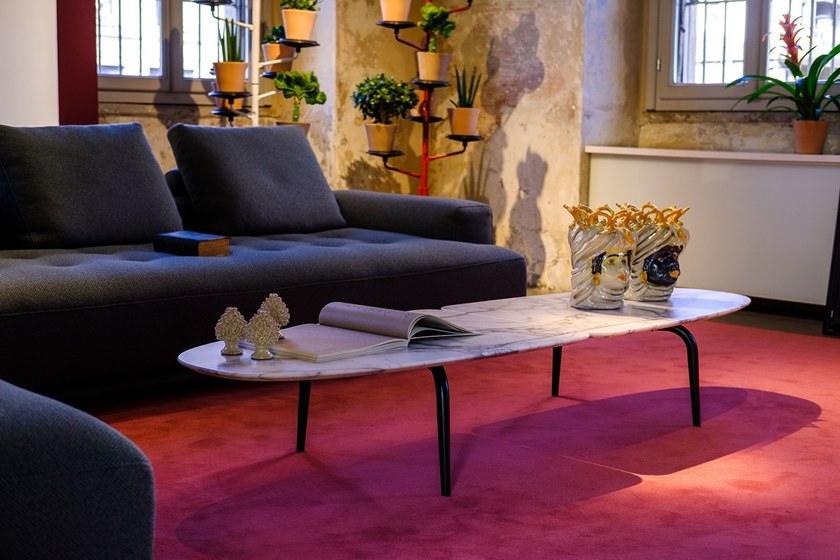 Zanotta Низкий мраморный журнальный столик  681  - Вид №4