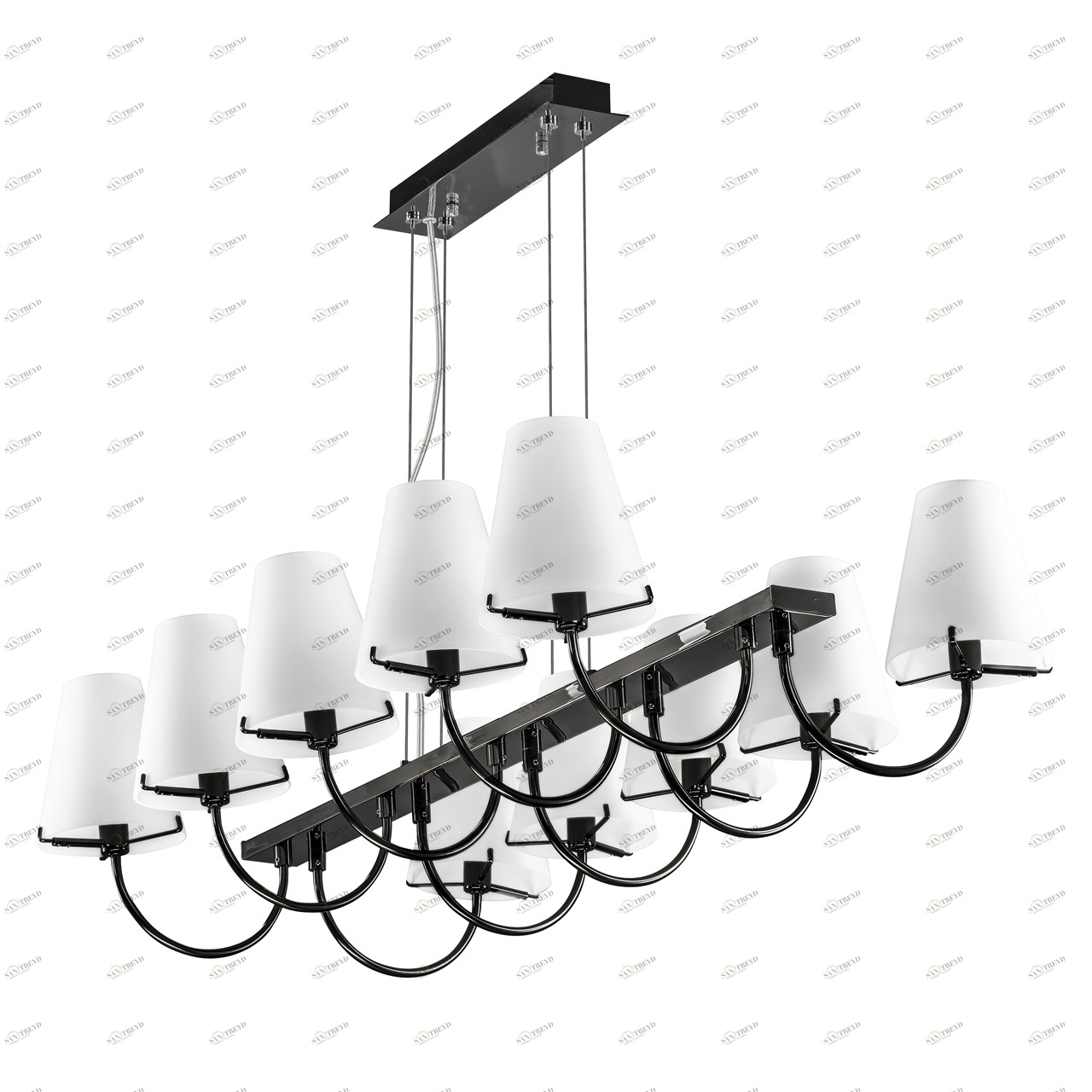 Подвесная люстра Lightstar Diafano 758107 LIGHTSTAR ДИЗАЙНЕРСКИЕ, DIAFANO 057547 Черный 