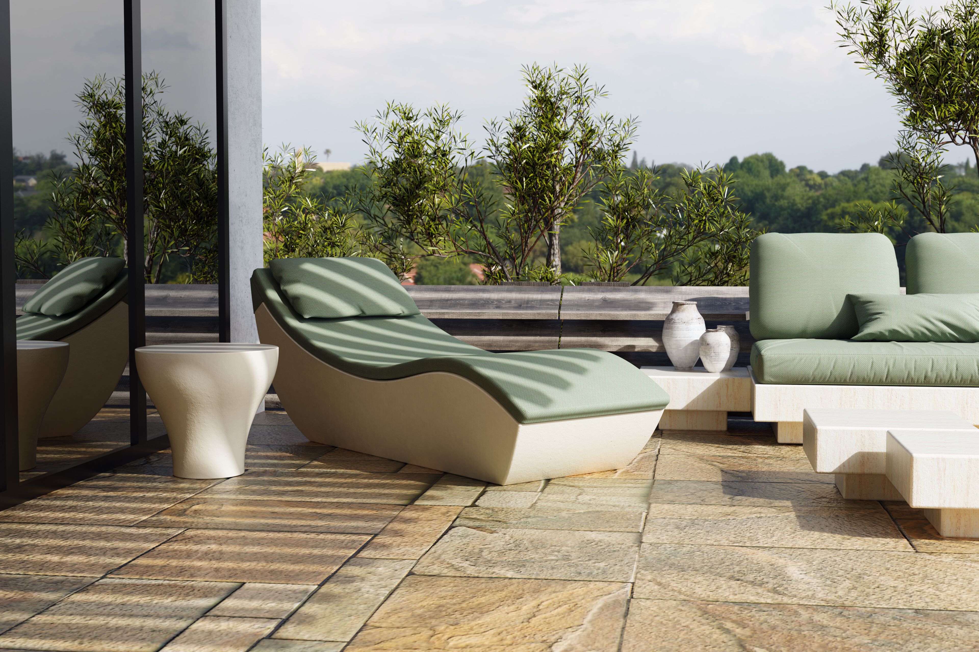 Круглый стол из стекловолокна GANSK BLOOM ARCH-00075907 - Вид №5