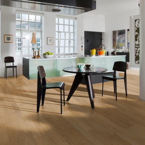 Паркетная доска Kahrs Дуб Бриз Линнея Полуматовая Брашированная 2600200568 - Вид №21