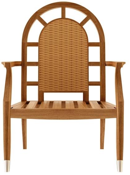 ASTELLO Садовое кресло из тика с подлокотниками Jonquille Jq.sb2.s1 - Вид №2