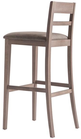 Palma Высокий табурет из бука со спинкой Corinne 490ei.i2 - Вид №1