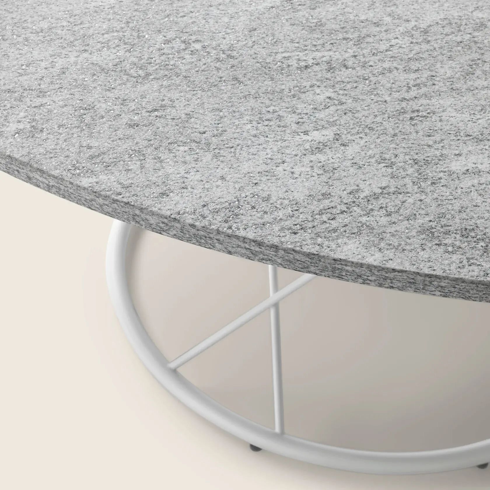 Круглый стальной садовый стол с порошковым покрытием Flexform Torcello Outdoor ARCH-00065802 - Вид №5