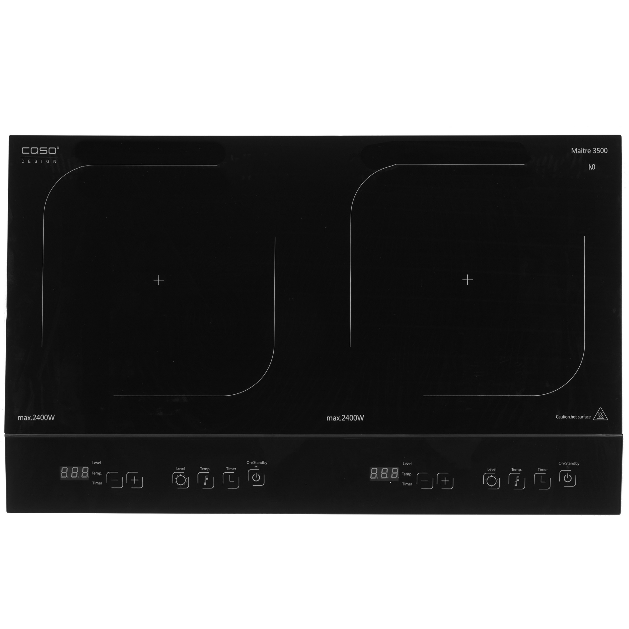 8117080 Плита компактная электрическая CASO Maitre 3500 черный STDN-0000633