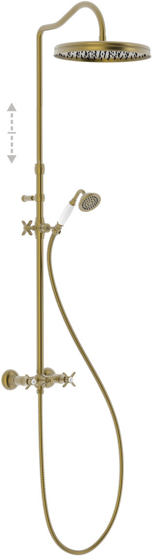 Набор настенных смесителей для душа TRES CLASIC с двумя ручками -24219101LM TRES