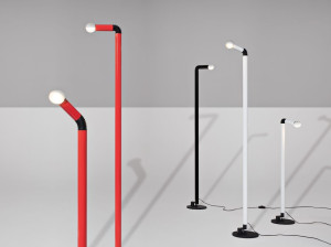 Регулируемая напольная лампа из нержавеющей стали