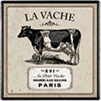 10608636 Harman Набор из 6 подставок 10х10см "Ферма" (корова) Пробка