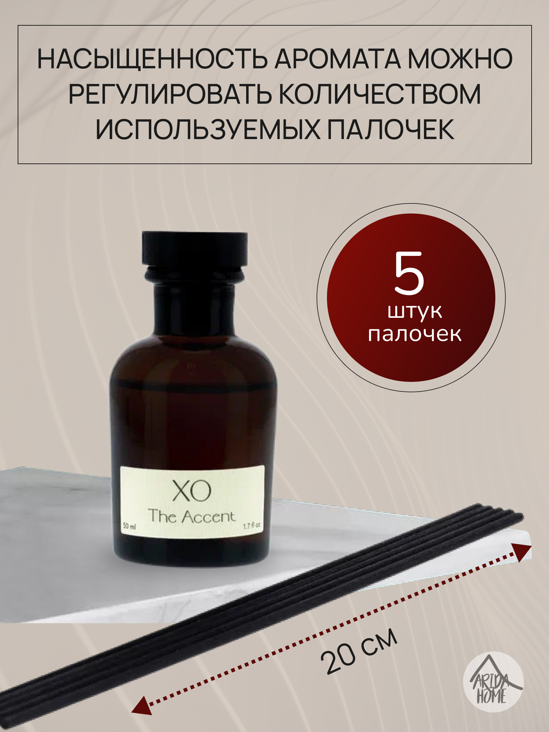 ARIDA HOME Диффузор ХО The Accent с парфюмерным ароматом 50 мл 86866027 STLM-0072200 - Вид №3