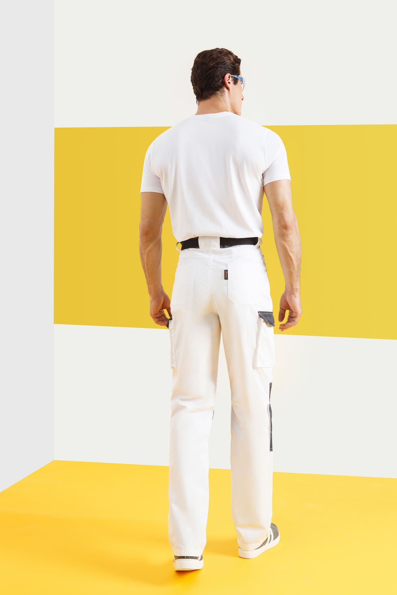 4974824 Костюм  NEW белый графит STATUS  Летняя спецодежда  размер 44-46/170-176  - Вид №9