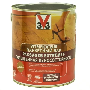 Лак паркетный V33 водный цвета дуб 2.5 л