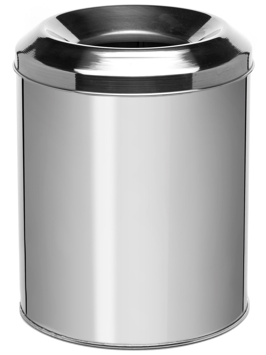 Ведро для мусора  без крышки Carina 8L Chrome NAVAKO 11047