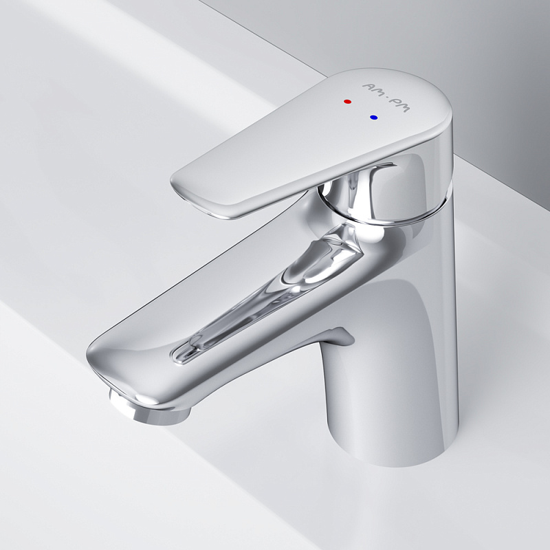 F85E02100 смеситель д/умывальника хром шт AM.PM Joy - Вид №3