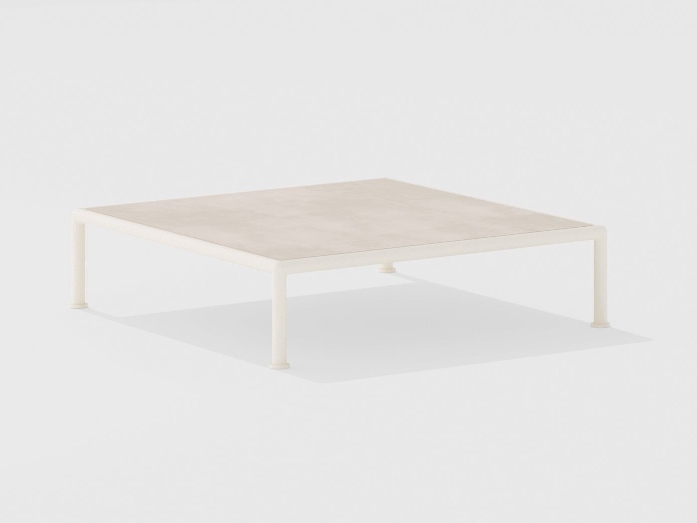 Низкий квадратный садовый столик из керамогранита FAST Roè ARCH-00071635