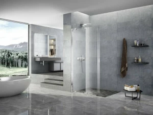 Duka Хрустальный душевой бокс с откидной дверцей Arreda – soluzioni a sé stanti