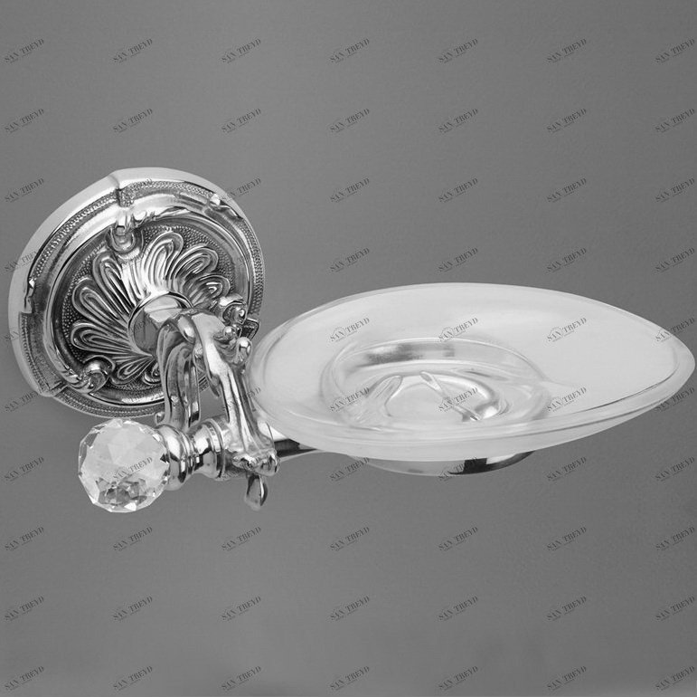 Мыльница подвесная, керамика ART&MAX BAROCCO CRYSTAL AM-1786-Cr-C 