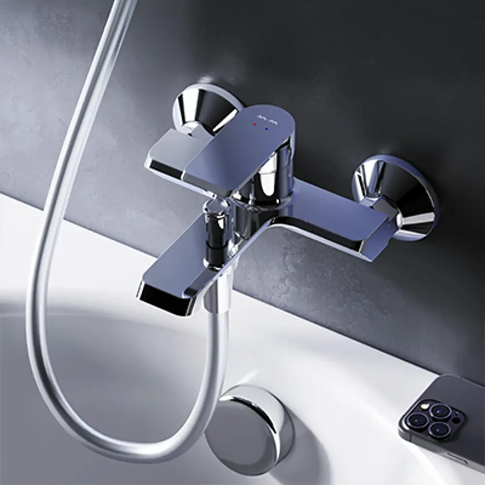 Смеситель AM.PM Flash для ванной с хромированным покрытием 86406012 STLM-0068682 - Вид №8