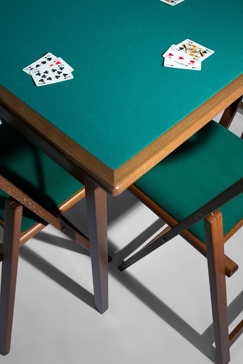 KARN Квадратный игровой стол из массива дерева Karn design - gioco 713 - Вид №5