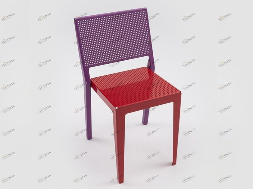 Danese Milano Стул из алюминия с порошковым покрытием sun-id-1350368