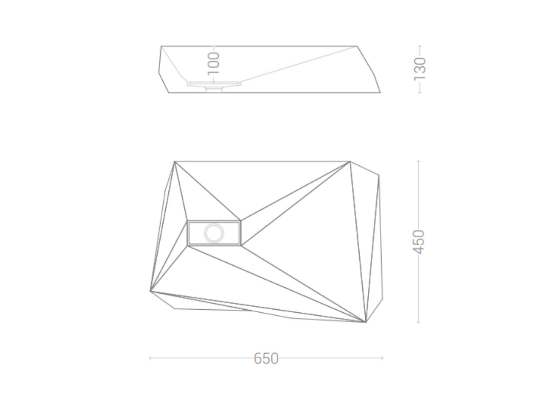 WВ-602 Раковина из бетона WB-602 BET-ON BetOn  - Вид №4