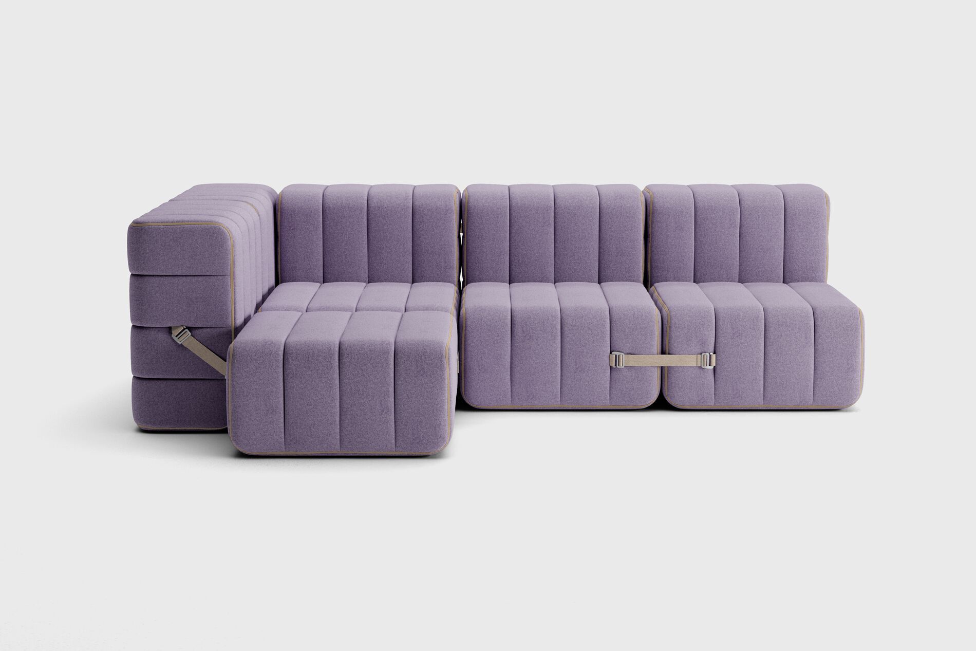 Модульный угловой диван из ткани AMBIVALENZ Curt ARCH-00061719 - Вид №45