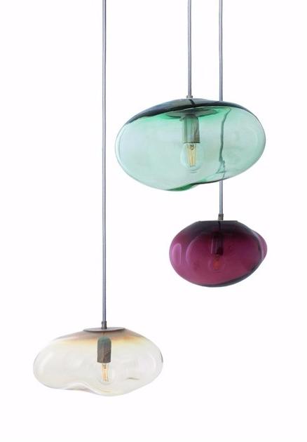 ELOA Подвесной светильник с прямым светом ручной работы из дутого стекла Planetoide sun-id-1426956 - Вид №4