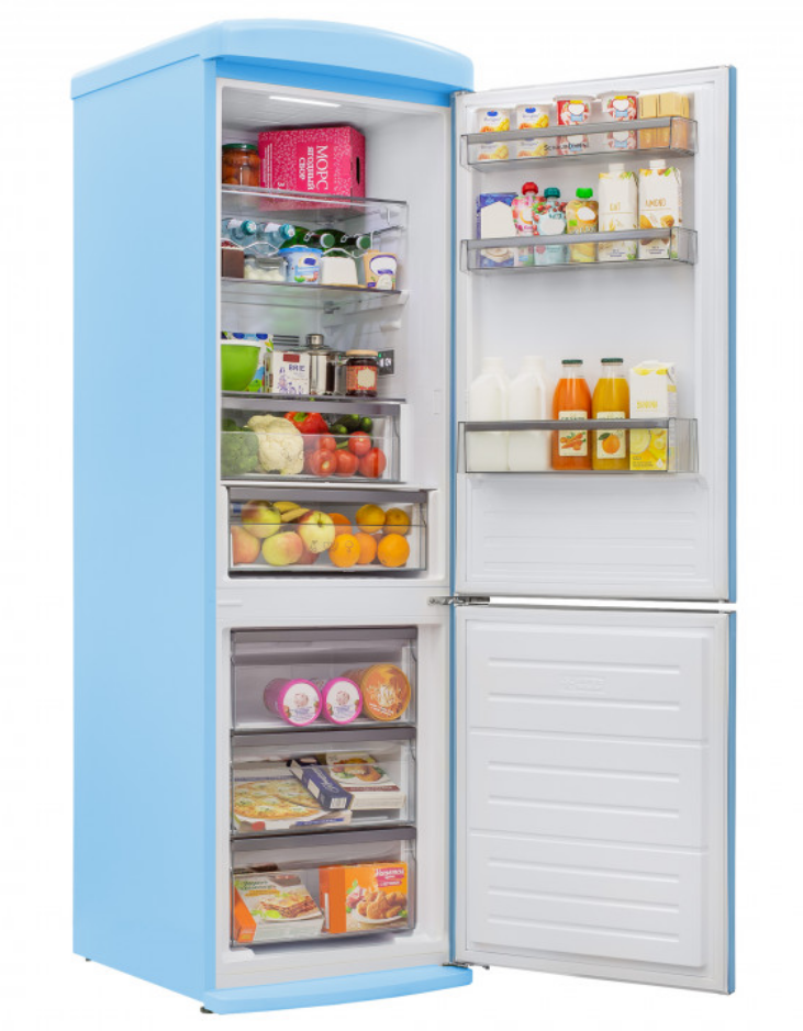 9231640 Холодильник с морозильником   Schaub Lorenz SLU S335U4E голубой STDN-0081363 - Вид №11