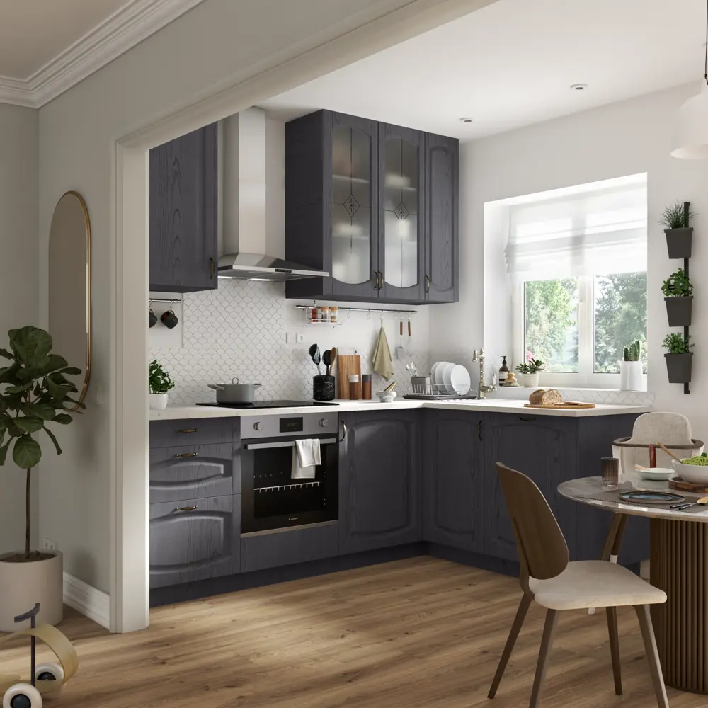 Konsensa - Напольный кухонный шкаф белый 45×77×56 см с полкой 89410783 STLM-1572010 - Вид №8