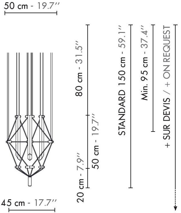 designheure Светодиодная подвесная лампа Mozaik Lu3moz - Вид №2