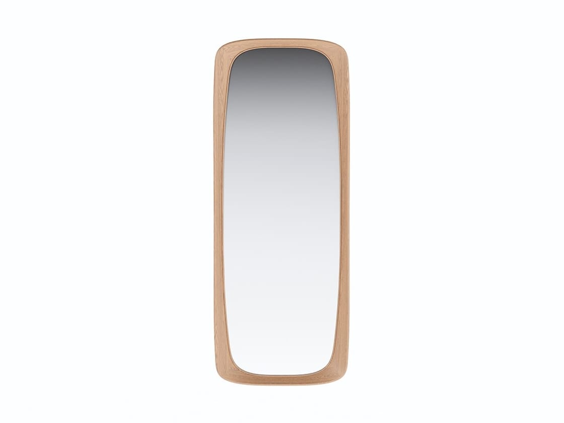 Прямоугольное зеркало из массива дерева с рамкой Wewood SIXTY'S ARCH-00135791 - Вид №1