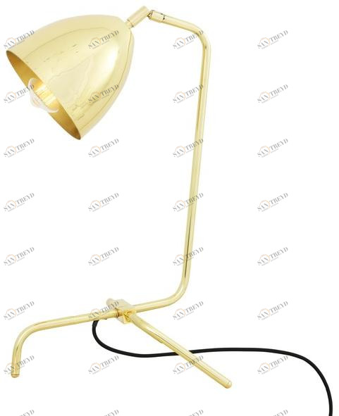 Mullan Lighting Настольная лампа с прямым и отраженным светом ручной работы led из латуни в современном стиле  Mltl042 