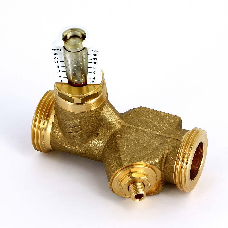 Клапан балансировочный ручной НН WattFlow c расходомером WATTS Ind 1" 2-16л/мин 10010138 - Вид №3