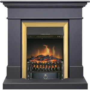 Каминокомплект Royal Flame California STD SFT разборный Fobos FX Brass 1.5 кВт цвет серый графит 89396855 STLM-2126948