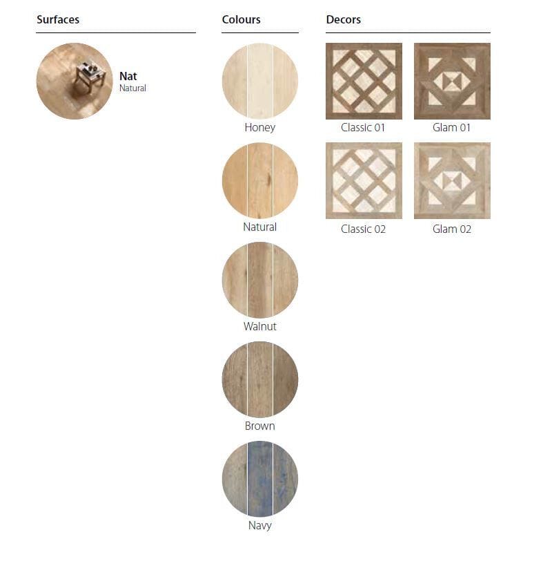 Пол / облицовка керамогранита под дерево CERAMICA SANT'AGOSTINO Yorkwood ARCH-00061925 - Вид №2