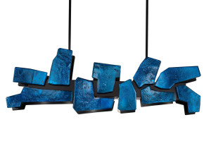 Стеклянный светодиодный подвесной светильник