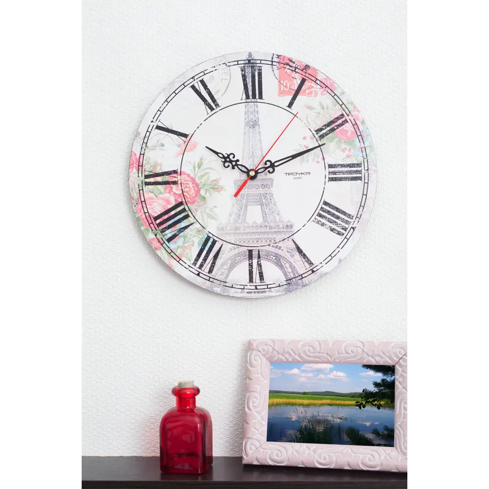 Часы настенные "Париж" диаметр 28.5 см TROYKATIME STLM-2049795 - Вид №3