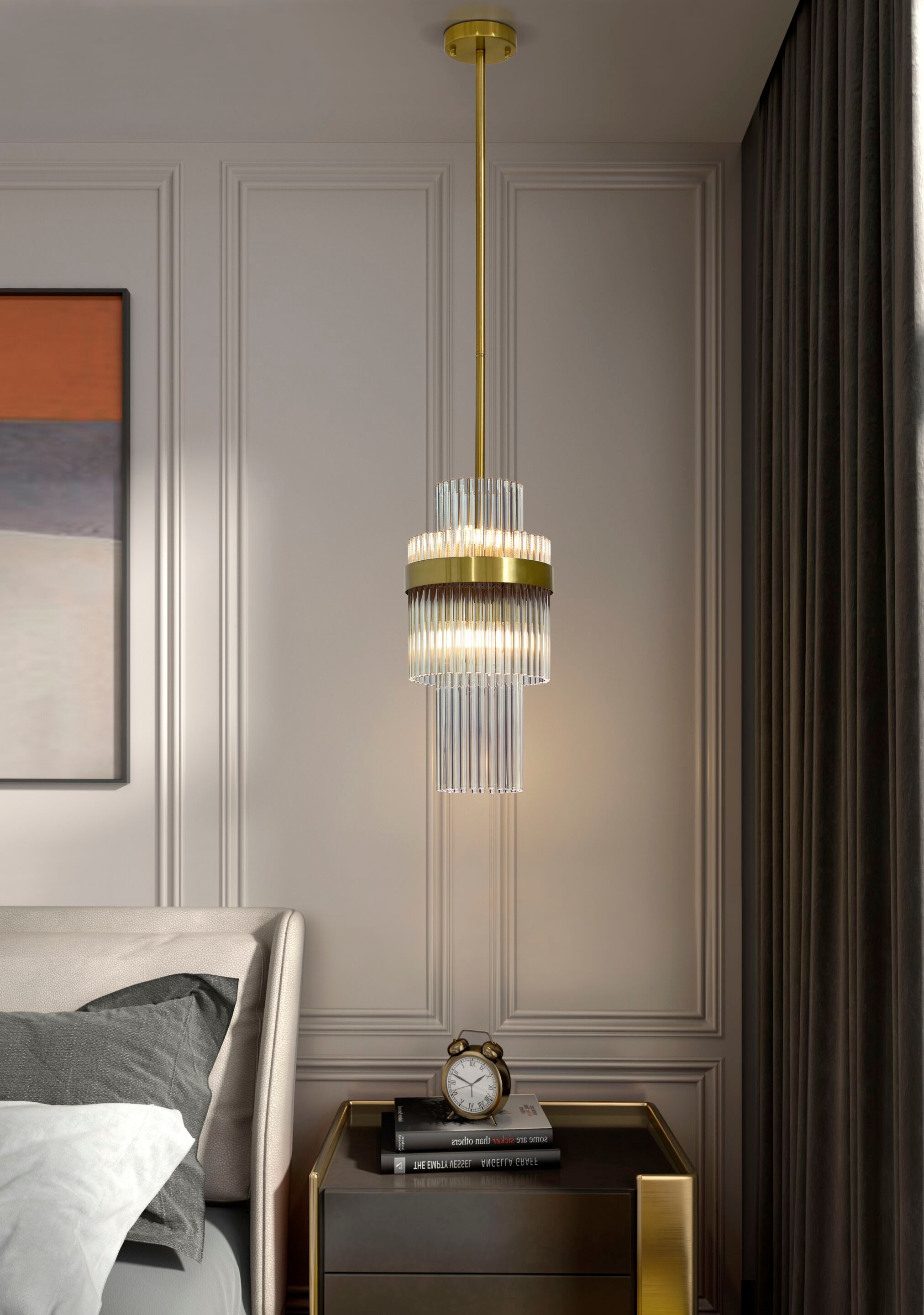 Подвесной светильник из нержавеющей стали и стекла K-Lighting Oriente ARCH-00092146