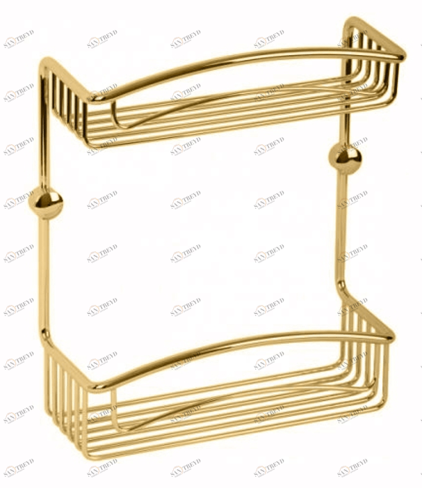 Решетка двойная MIGLIORE Complementi ML.COM.DO-50.600 - золото ML.COM-50.600.DO