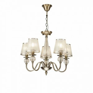 Люстра подвесная бронзовая, 5 плафонов Inessa FR2685PL-05BZ FREYA ДИЗАЙНЕРСКИЕ, CLASSIC 00-3956410 Бронза