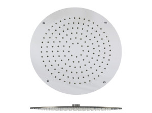 Круглая душевая головка из нержавеющей стали с системой защиты от накипи