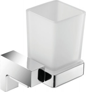 H8700/16MB Sanibano Elegance, настенный стеклянный стакан, цвет черный матовый