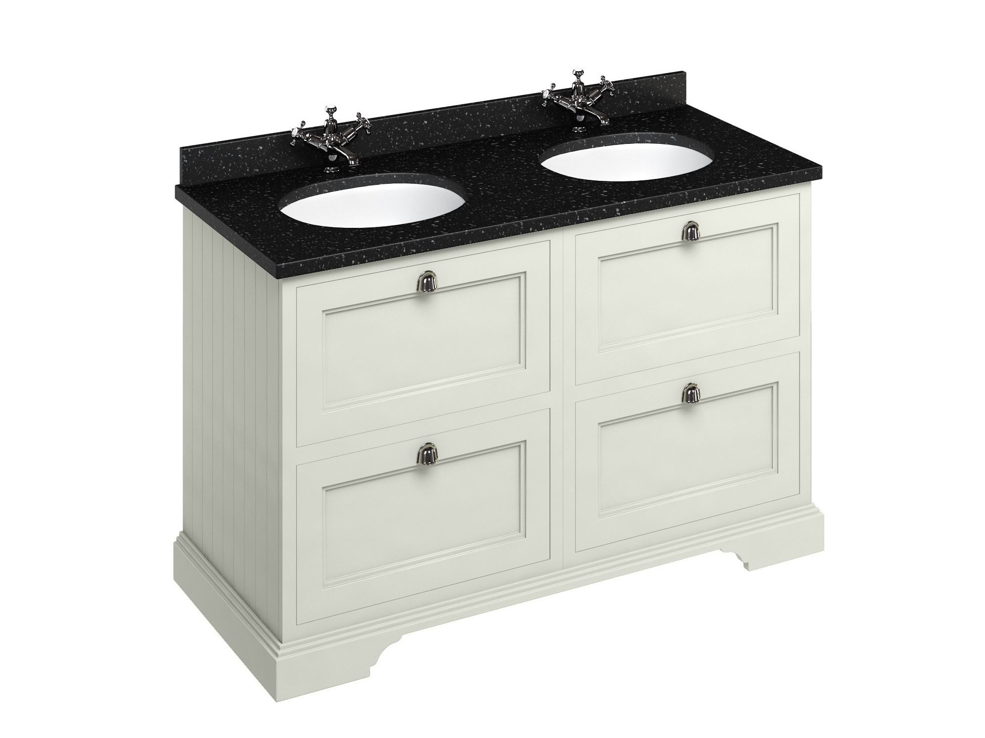 МДФ двойной напольный умывальник с ящиками Burlington MINERVA ARCH-00113131 - Вид №8