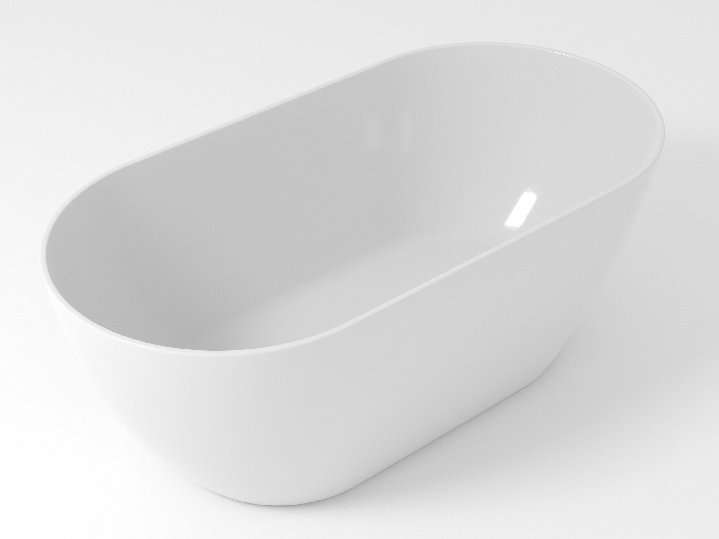 Акриловая овальная центральная ванна Olympia Ceramica отпечаток ARCH-00045551 - Вид №1