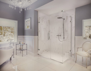 Дверь душевая для установки с боковой панелью GHH1400H L или R Merlyn Arysto Хромированный