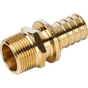 Переходник НР 25x3/4" аксиальный для труб из сшитого полиэтилена STOUT